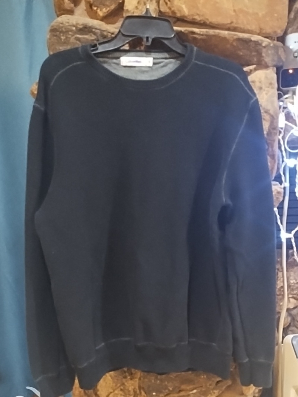 Calvin Klein Men's Crewneck Sweater in Black